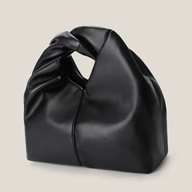 Luxury Brand Ladies Designer Handbag Soft Pu Leather Shoulder Bags for Women Pleated Tote Bag Korean Female Top Handle Bags Girl