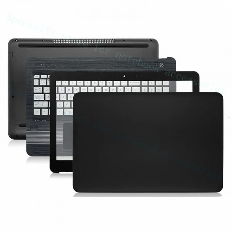

A+ For HP Pavilion 15-BC AX DP TPN-Q173 LCD Back Cover/Palmrest Top Case Black