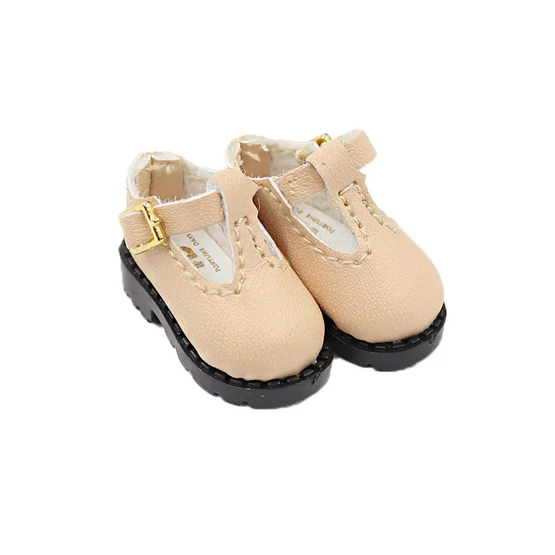 Mini Leather Shoes  Blyths Ob22 Ob24 Doll Shoes toy boots clothing Toy Accessories 3.0 * 1.8cm