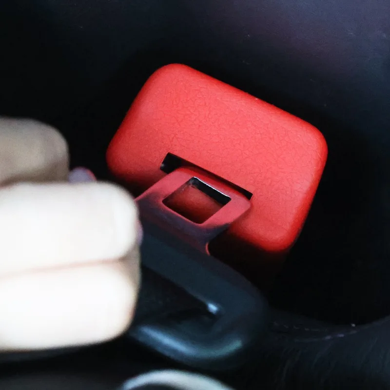 Universal Auto Sitz Gürtel Basis Abdeckung Auto Sitz Gürtel Buchse Schutz Dekorative Staubdicht Silikon Auto Verwenden Zubehör