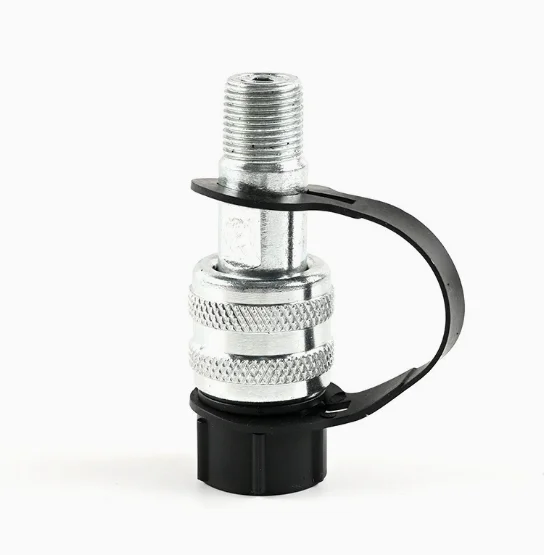 

M161.5 thread For High Pressure Hose Couplings Hydraulic Fitting Adapter 2Pcs 3/8 Inch Steel Quick Oil Connector