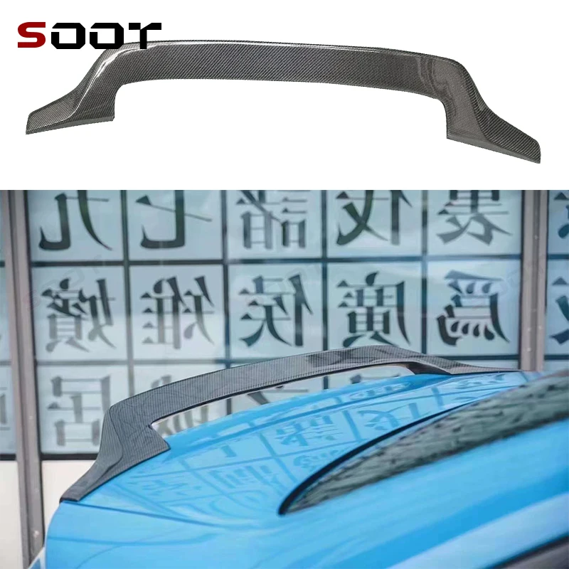 

For Audi A4L A4 S4 B10 2019+ Carbon Fiber Tail fins Rear Trunk Spoiler Guide Wing Rear Wing Diverter Car Auto Partscar
