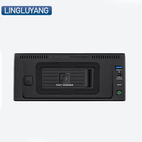 메르세데스 벤츠 W166, C292, X166, GLE350, GLS, GL, ML 2012-20 용, 무선 고속 휴대폰 충전기, 충전 패널, 휴대폰 거치대, 15W