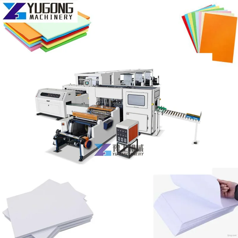 Fully Automatic Cnc Paper Roll To Sheet Cutter A4 Paper Cutting Machine