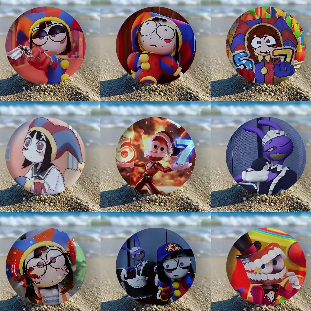 Anime-Charakter Jax Gangle Ragatha Broschen Lustige Meme-Anstecker Modeschmuck Geschenke