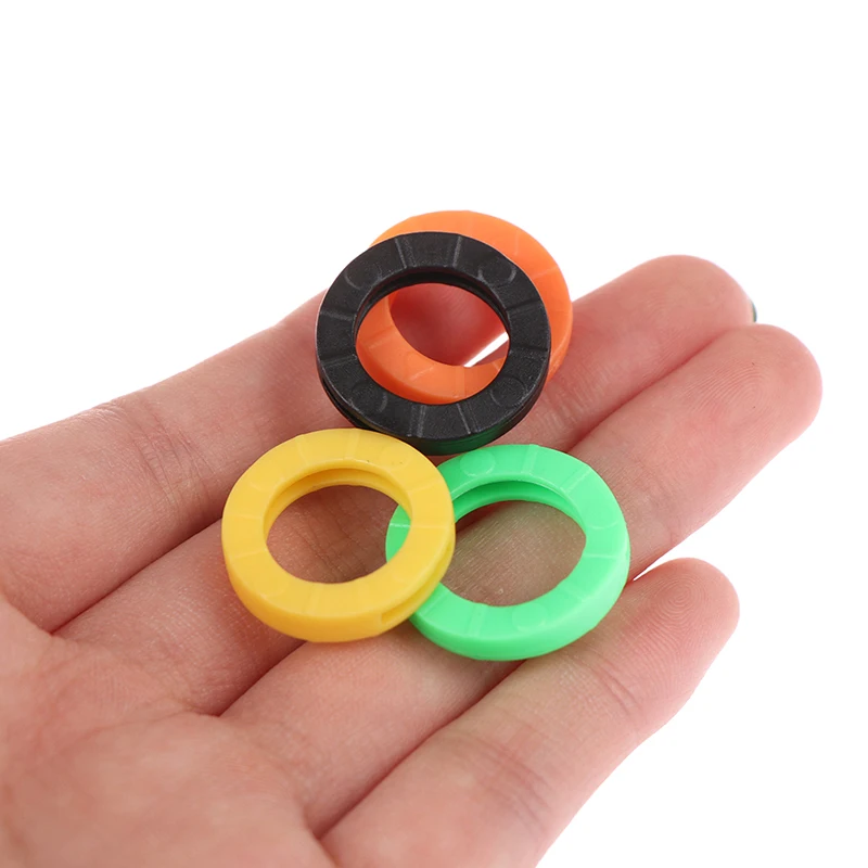 32X Bright Colors Hollow Silicone Key Cap Covers Topper Keyring Gift