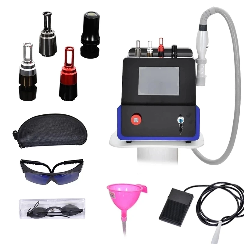 Portable Picosecond Laser Tattoo Removal Machine Pico Skin Rejuvenation 755nm 532nm 1064nm Pigment For Beauty Salon 2024
