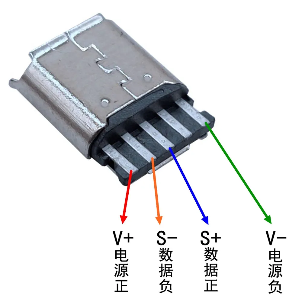 마이크로 USB 스테커, Weiblich 포트 잭 슈완츠 스테커 소켓, Verlinkt Termin, 10 teile/los Typ B V8 워프 랜드, 5 핀 USB