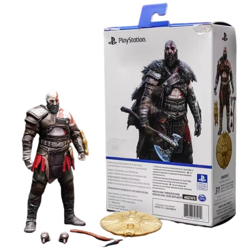 God Of War 5 Kratos Figuras Ghost of Tsushima Jin Sekai Action Figure Game PS4 PS5 Spin Master Figurine Toys Anime Model Gift