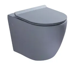 中国工場CE証明書隠蔽タンクセラミックバスルームカラフルなマットブラック壁掛けトイレ、色付き便器