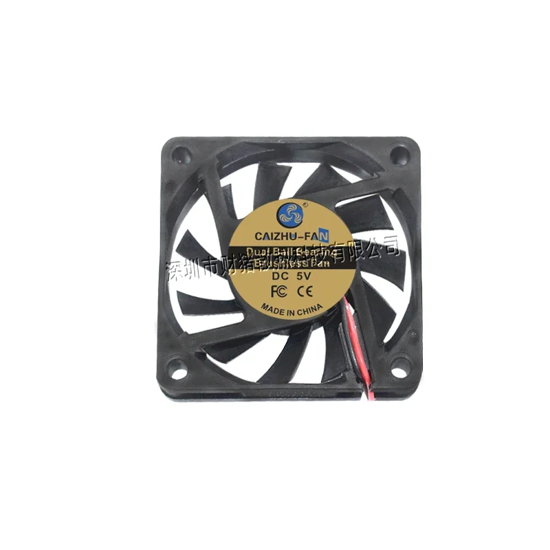 CAIZHU-FAN 6010 cichy wentylator 60 * 60 * 10 mm 24 v 12 v do 5 v 6 CM/CM obudowa karty graficznej wentylator chลodzฤ
cy USB