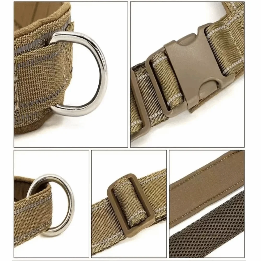 New Nylon Dog Harness Distributes Force Evenly Handle Feature Dog Walking Leash Adjustable Soft Large Dog Harness Pet Supplies