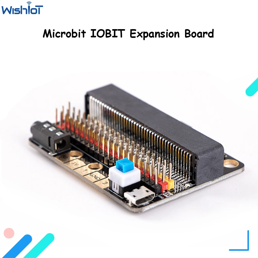 

Microbit IOBIT Expansion Board V1.0 V2.0 Horizontal Adapter Board Based on micro:bit & Meowbit Support Makecode KittenBlock