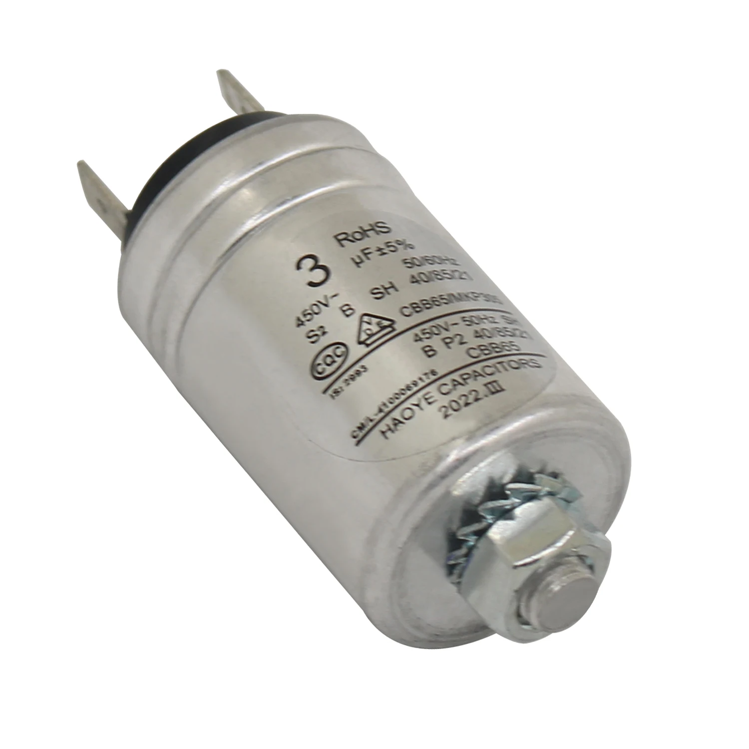 For Washer Dish Washer Capacitor Motor Capacitor Accessories MKP305 3UF 450V Capacitor 46x3mm 1PCS