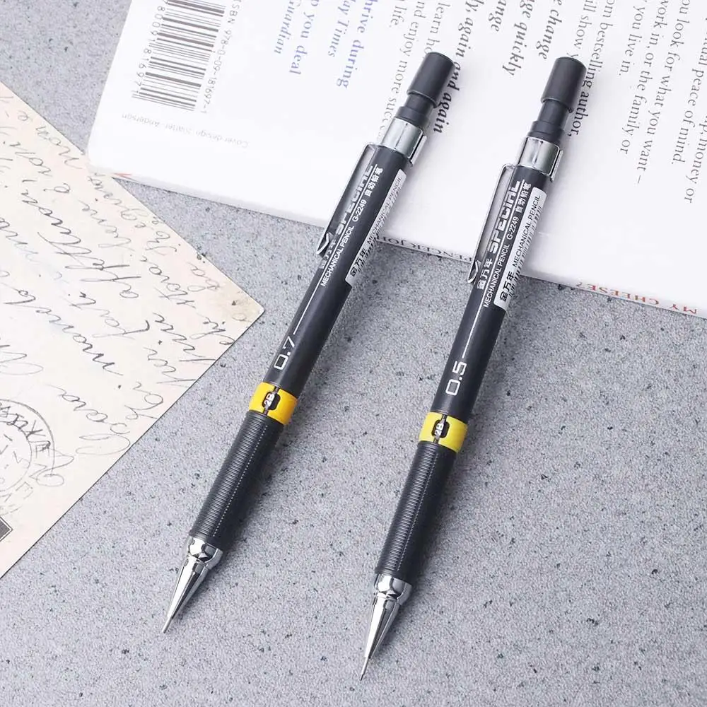 Office Painting Tool Drawing 0.5/0.7mm Metal Automatic Pencil Mechanical Pencils Student Mechanical Pencil Sketch Pencil