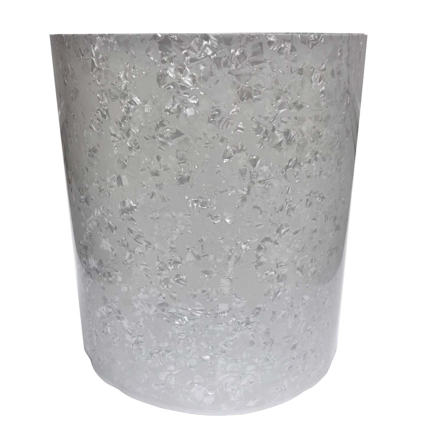 2pcs 320mm x 1500mm 0.50mm White Pearl + Solid White Celluloid Sheet for DIY Crafts and Projects