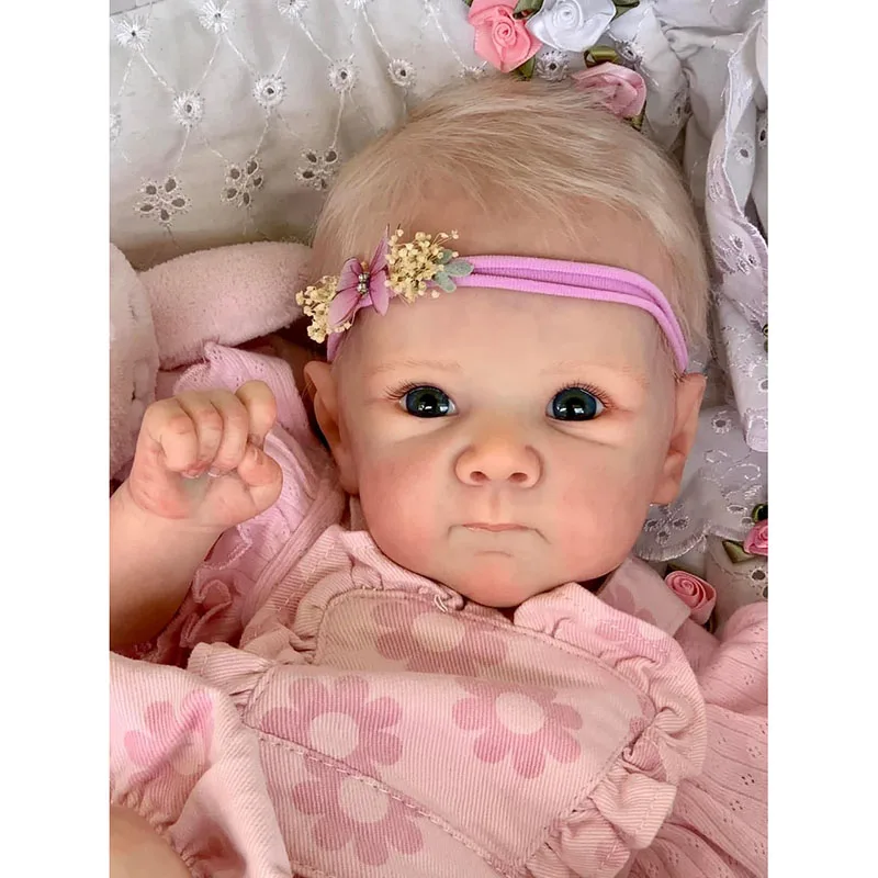 

45cm Lifelike Bettie Reborn Toddler Soft Body Doll Newborn Doll Hand-Detailed Paint with 3D look Visible Veins