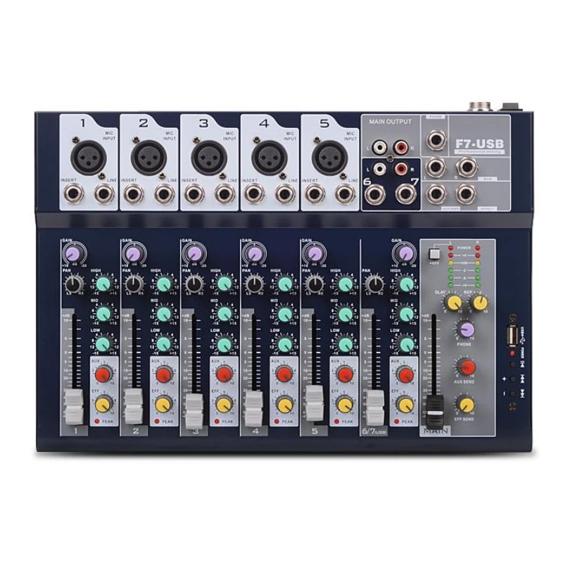 

6-Way Mixer For FM Radio Station