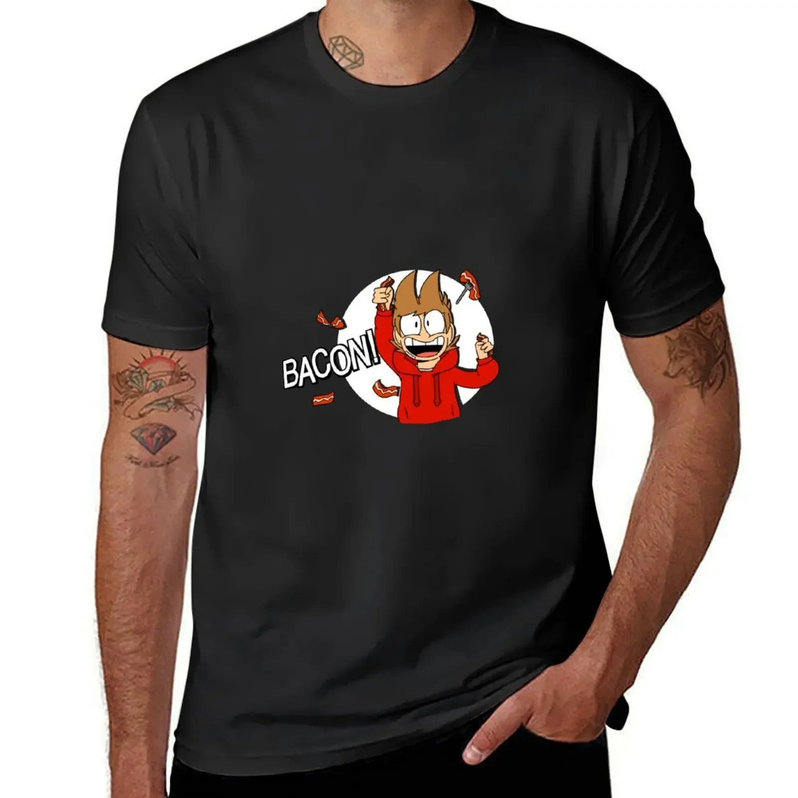 Eddsworld - Legacy Tord Bacon Shirt (fixed size) T-Shirt plus size clothes aesthetic clothes man clothes mens fashion