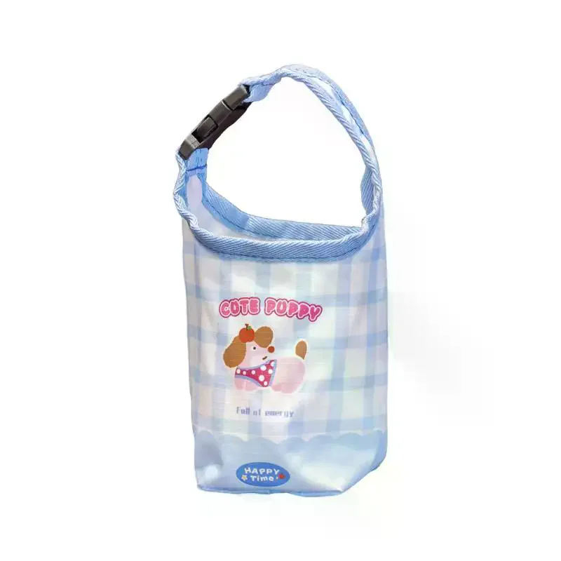 Water Bottle Carrier Bag Adjustable Buckle Design Universal Baby Stroller Cup Holder for Travel Shopping Trips