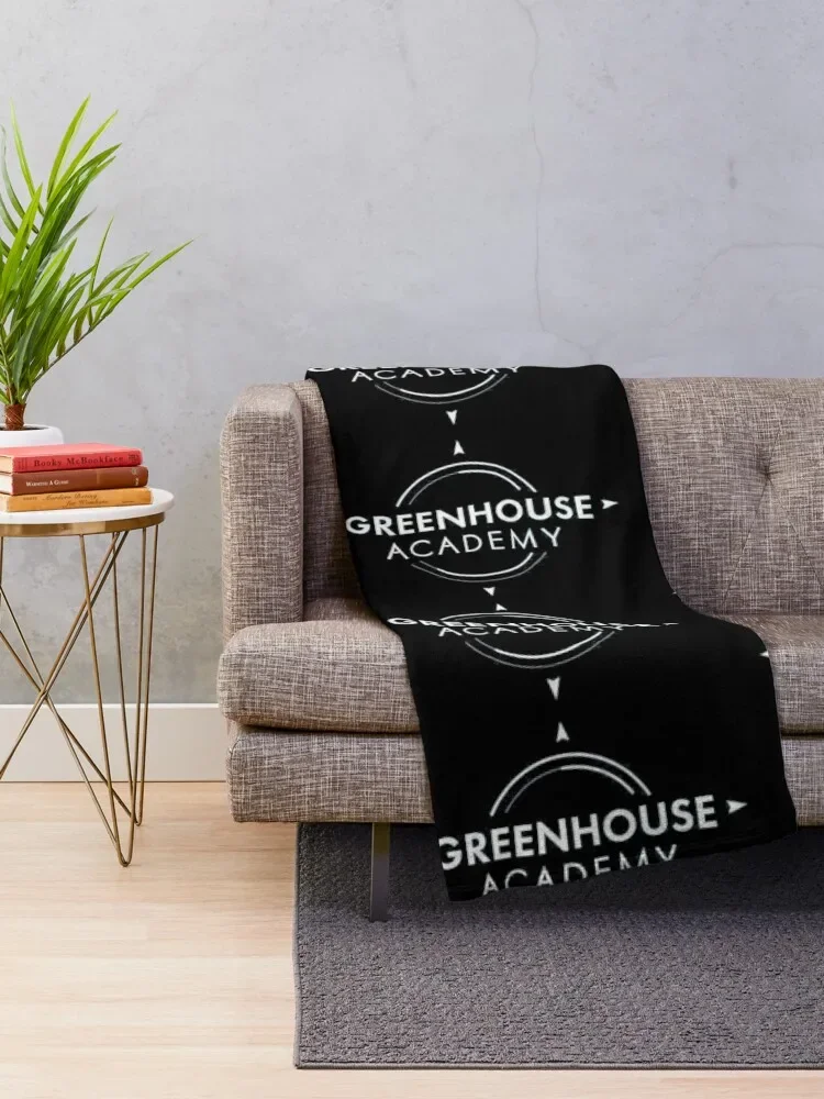 Greenhouse Academy Throw Blanket Beach decorative Retros Comforter Blankets