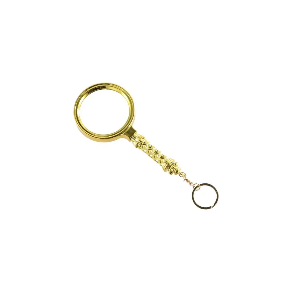 70mm Handheld Magnifier High Definition Glass Lens Eye Loupe Glass 10X Portable Handheld Magnifying Glass Loupe Reading