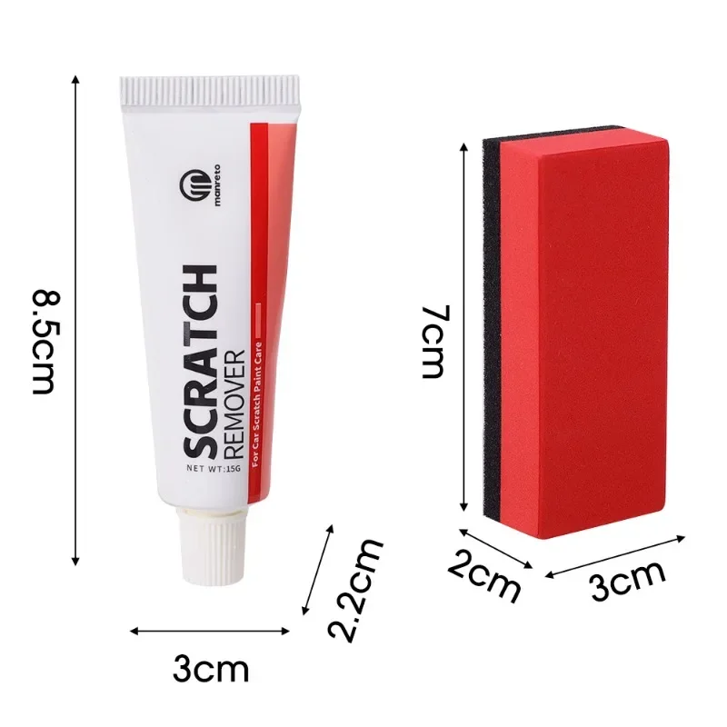 Car Polishing Paste Waxing Sponge Kit Car Scratch Repair Tool Auto Body Paint Care Abrasive Agent Scratch Removal Grinding Agent