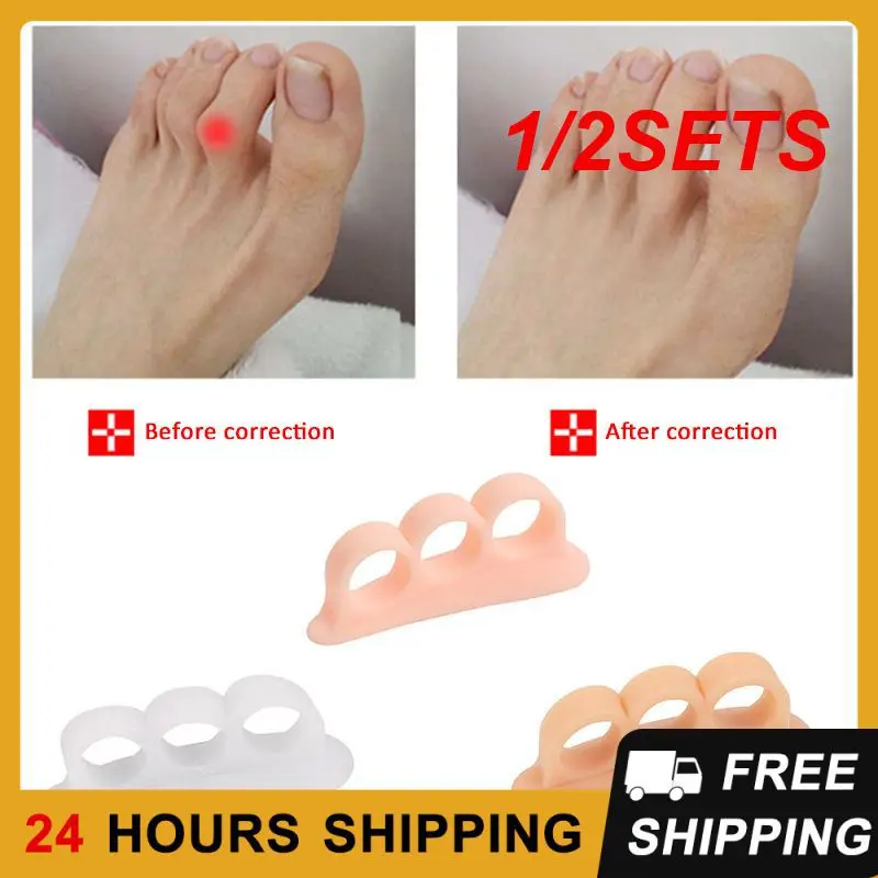 1/2SETS Foot Care Comfortable Hypoallergenic Toe Spreader For Bunions Bunion Guard Bunion Relief Advanced Orthopedic Pain Relief