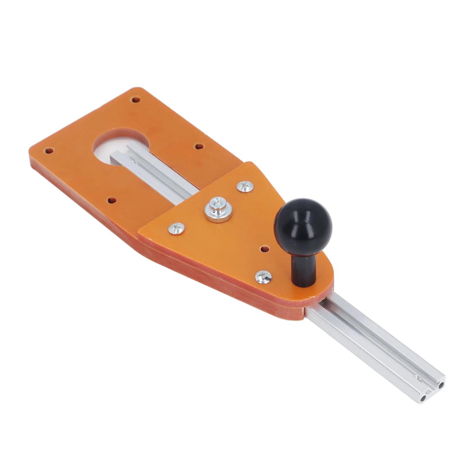 밀링 베이스 플레이트 라우터 슬롯팅 플레이트(260mm 레일 포함) 밸런스 밀링 베이스 플레이트 목공 트리밍 키트