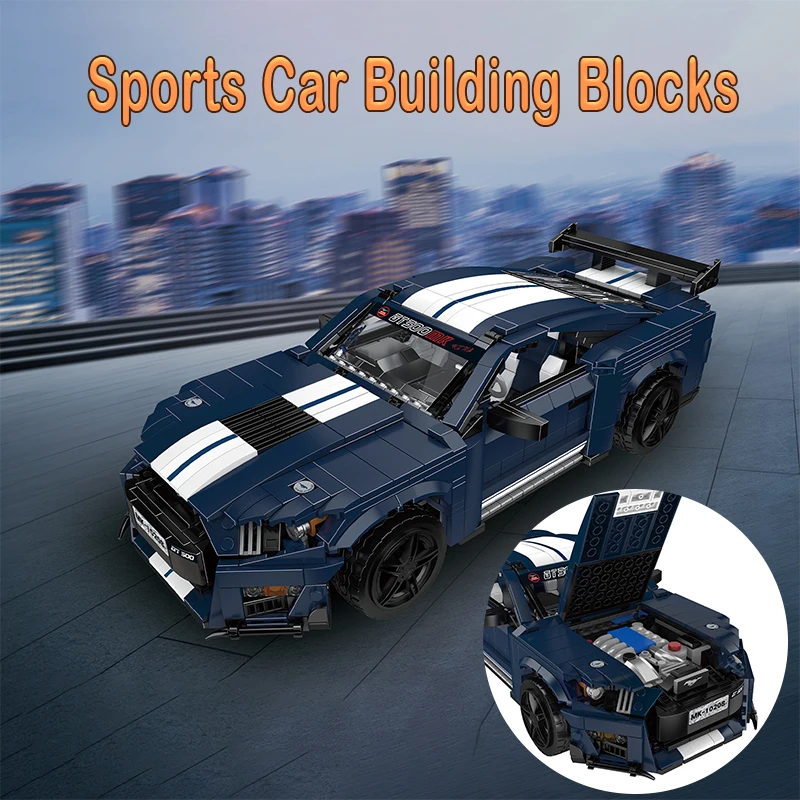 

MOULDKING 10208 Sports Car Building Blocks Model GT500 Supercar Racing Vehicle Assembly Bricks Ornaments Toys Holiday Gifts
