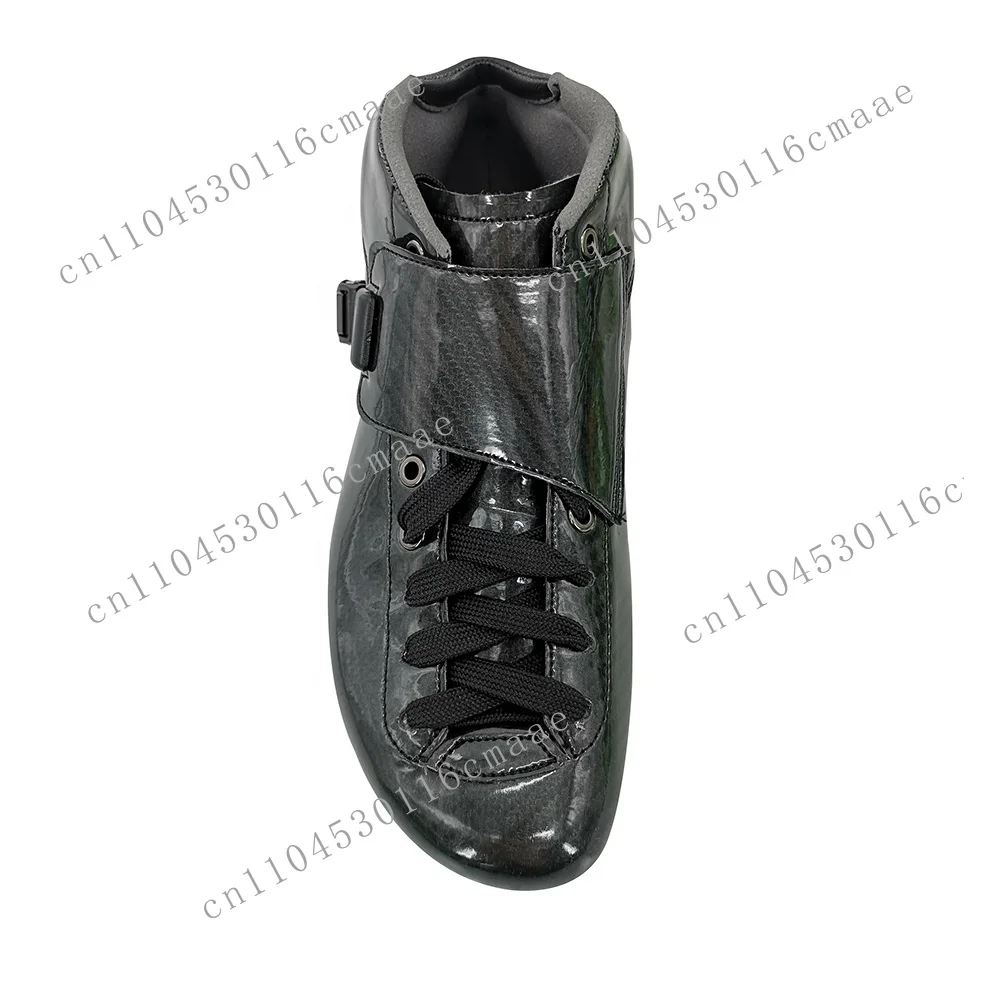 Upscale Hand Made Full Carbon Fiber Skate Boot Professional Leather Outdoor Inline Speed Skate Upper Boot