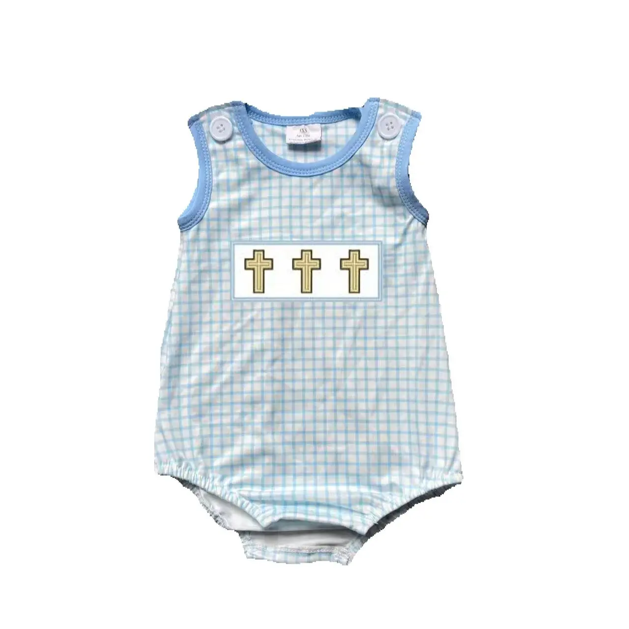 SR2505 pre-order baby boy clothes cross boy easter summer bubble