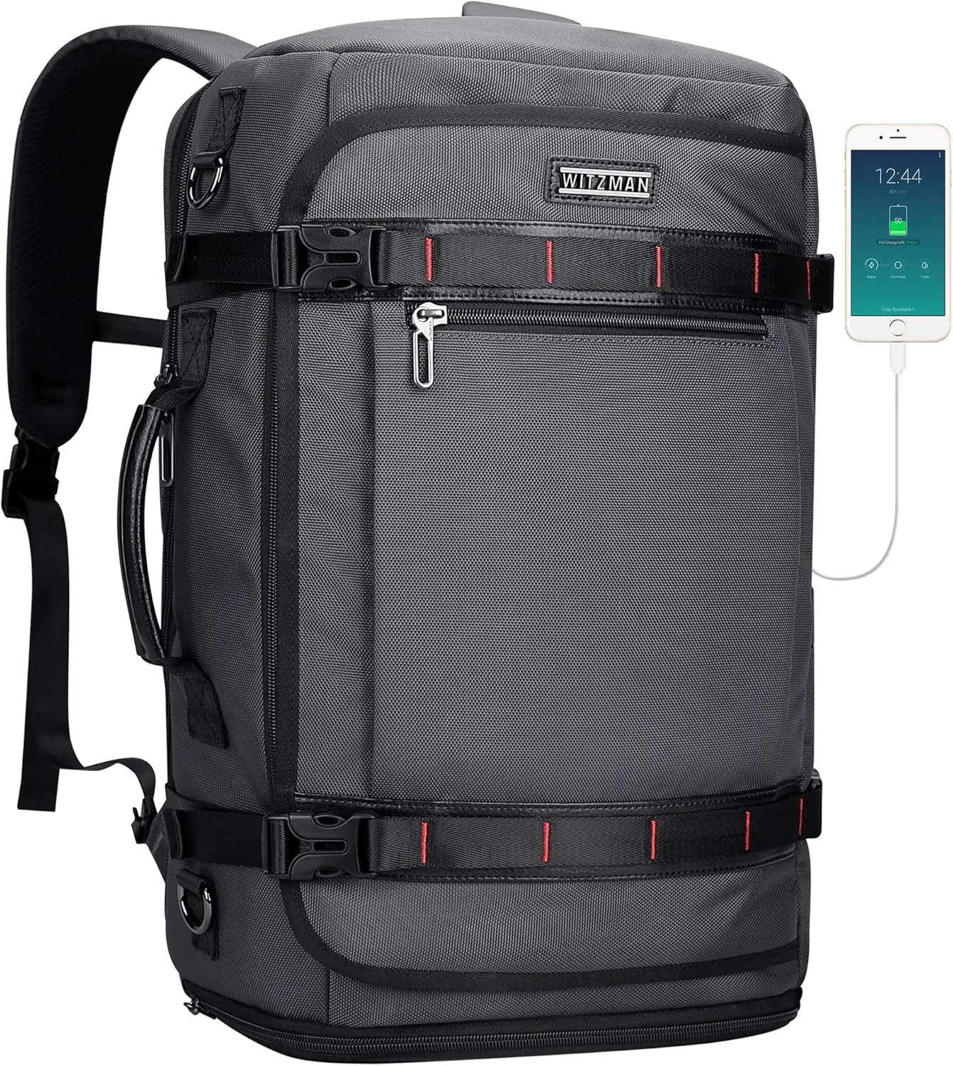 

35L Travel Backpack Carry-on Laptop Bag TSA Friendly Flight Approved with Shoe Compartment for Men Women 16 inch