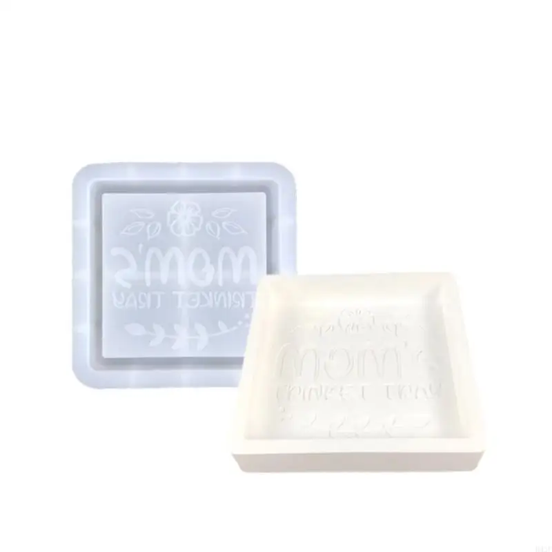 

K43F Round Tray Silicone Molds DIY Concrete Cement Plaster Epoxy Resin Mould