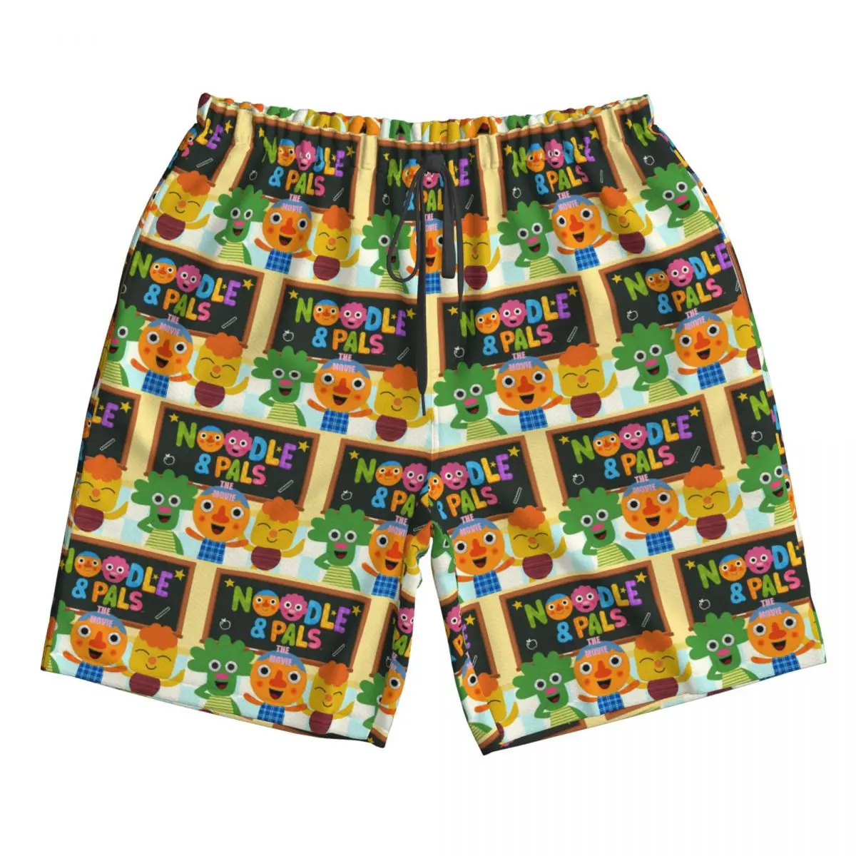 Noodle And Pals Micro Super Simple Cool Trunks Beach Board Shorts Casual Quick Dry Swim Summer Men Pants