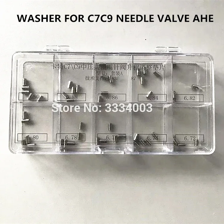 Common Rail Injector Nozzle Needle Valve Lift Adjusting Gaskets For CAT C7C9 HEUI Repair