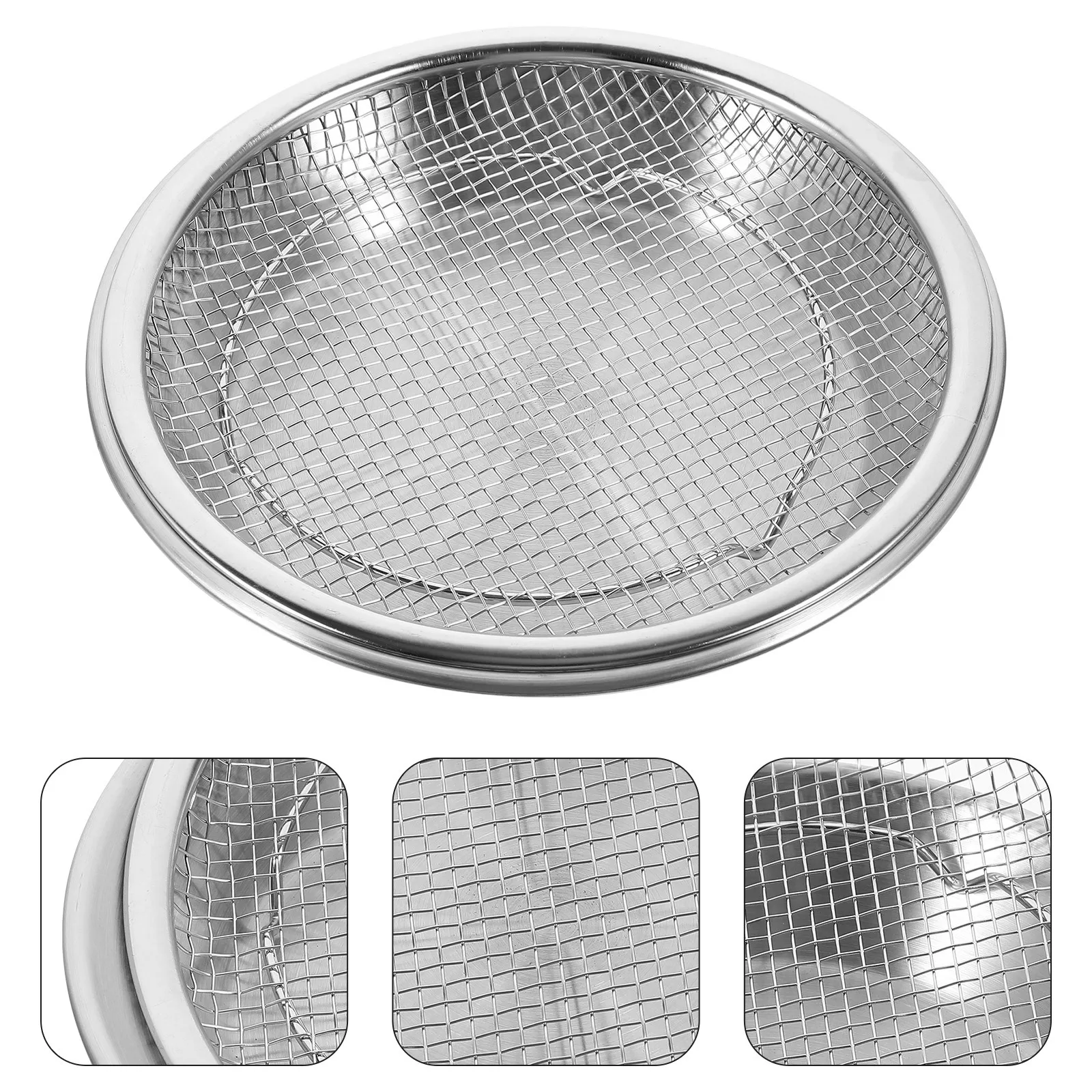 

1 Set Stainless Steel Snack Storage Tray Oil Drain Plate For Fried Chicken Fruits Desserts Multi-Use Food Serving Dish Kitchen
