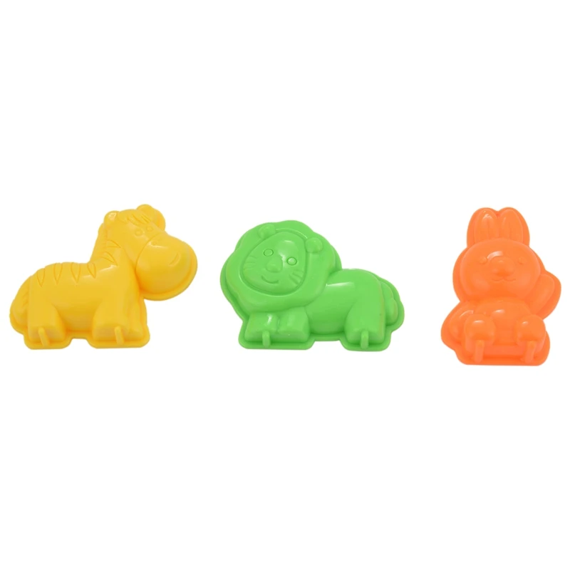 10 Pcs Animal Sand Mud Tool Diy Beach Toy Mould Mould Beach Toys Beach Animal Mould Building Model Kids Holiday Out Beach Toys