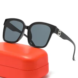 Luxury B Fashion Sunglasses for Men and Women Designer Square Glamour Unisex Sun Glasses Trend Fashion Eyewear UV400