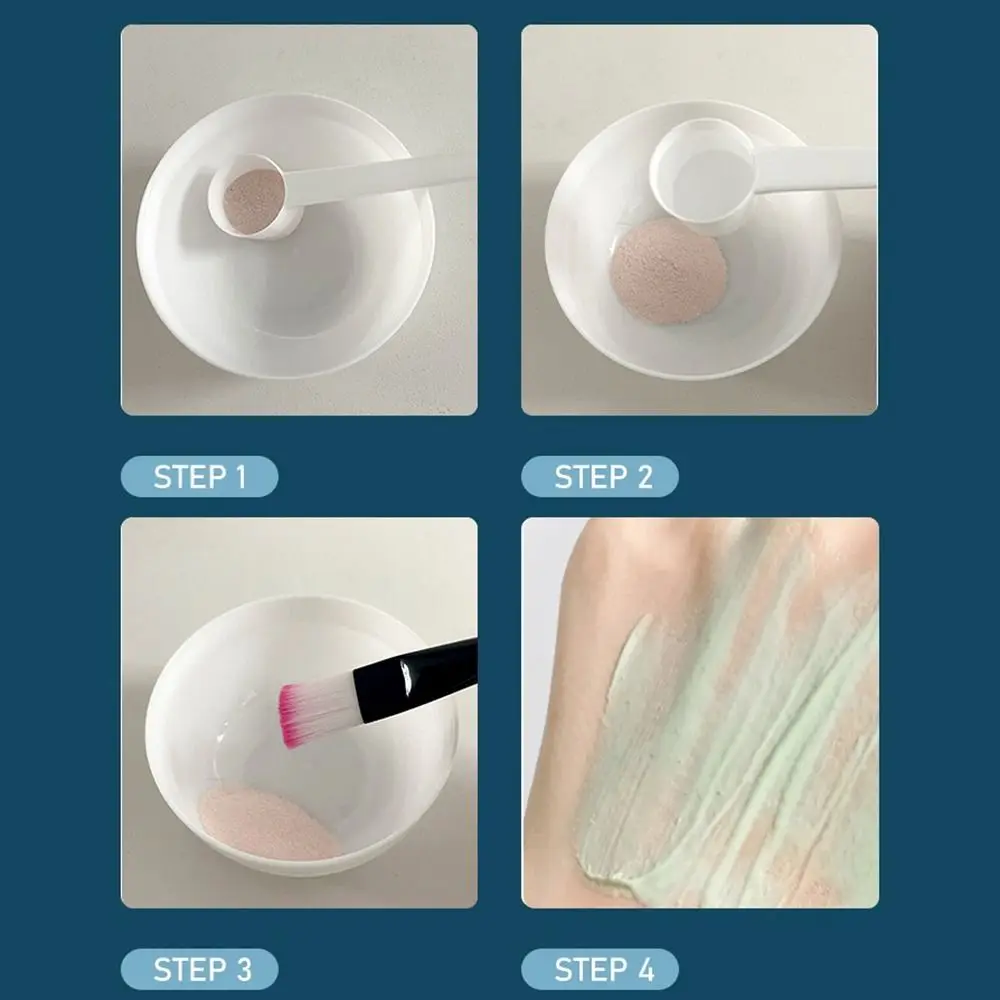 4Pcs/Set DIY Face Mask Mixing Bowl Set Mini Plastic Facial Mask Spatula Tool Reusable Face Mask Brush Skin Care Tool