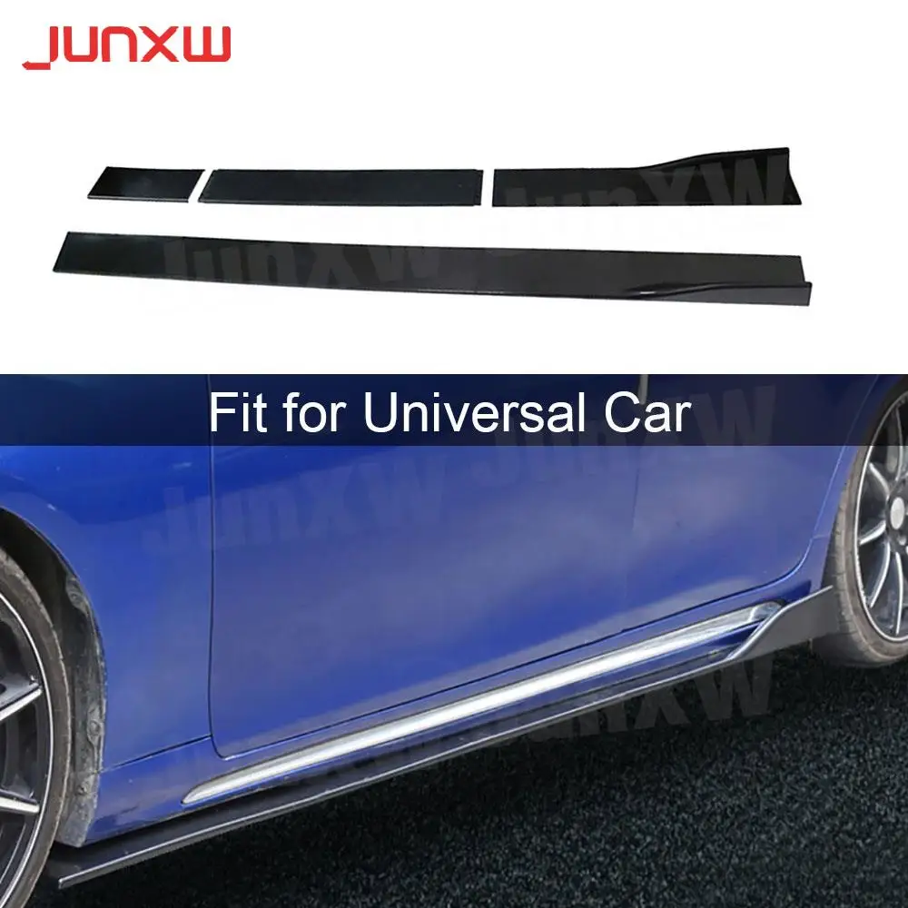 

For BMW For Benz For Audi For Volkswagen Car Side Skirts Apron Extension Lip Spoiler Car Accessories