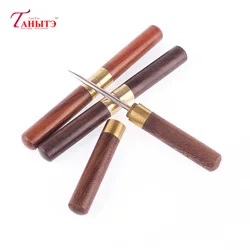 1 pc Cigar Needle Portable Metal Tin Foil Puncher Wooden Tea Needle Set Travel Smoking Accessories for Cigar Men's Gift