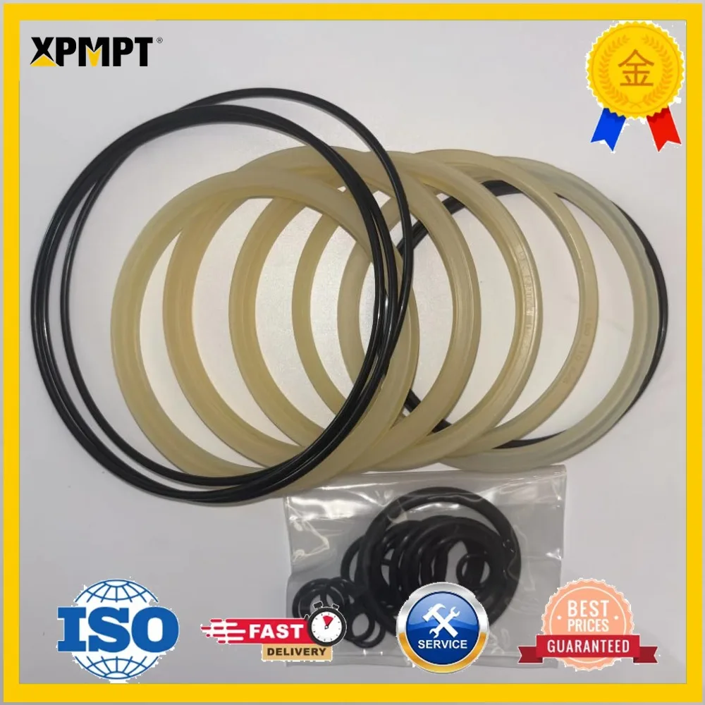 Hydraulic Hammer Seal Kit - Complete Rebuild Set with Backup Rings, Gas Seal, O RING