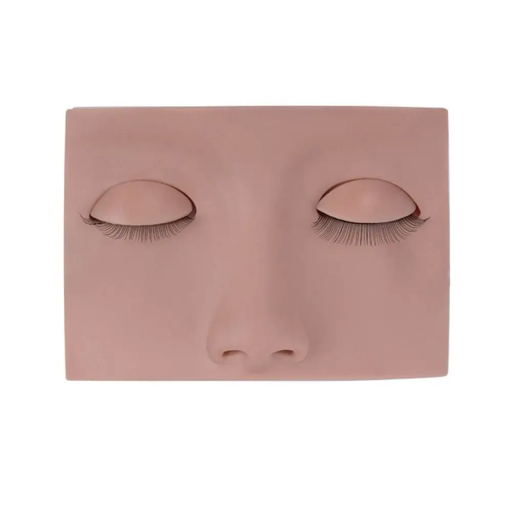 Cabeça de manequim para extensão de cílios 3d, treinamento de pálpebras removíveis, modelo cosmético, exibição diy, ferramentas de prática de extensões de cílios