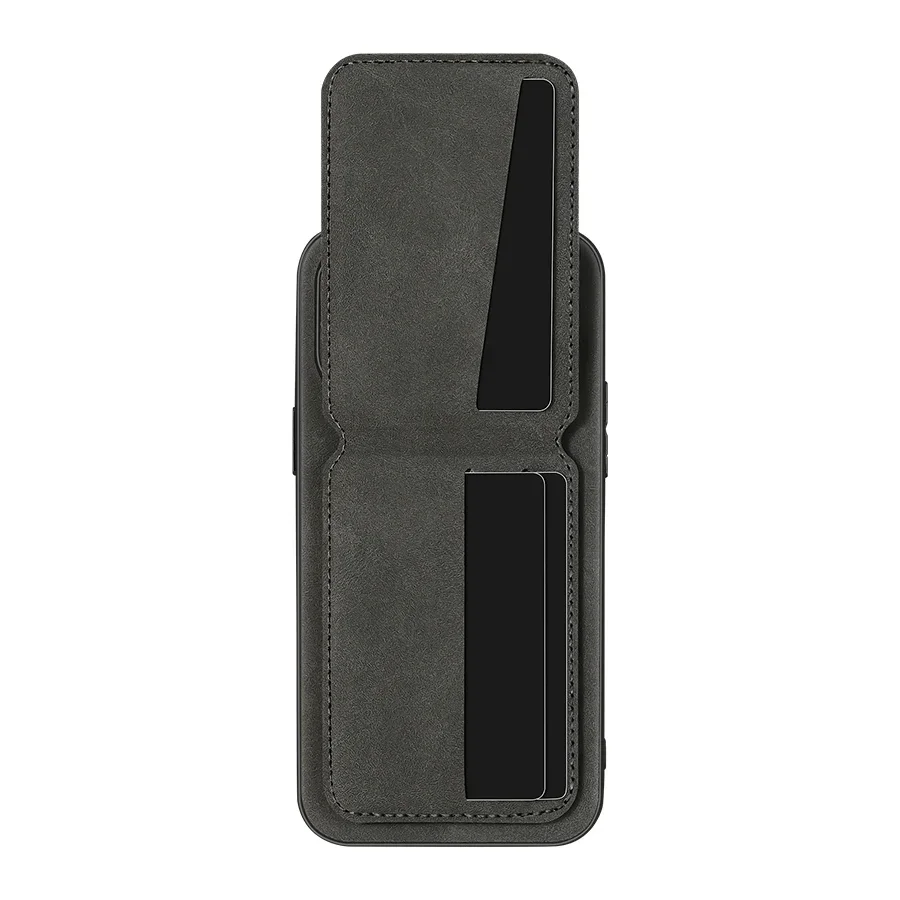 Zweiteiliges Set (Handyhülle und Kartenhalter) Luxuriöse Kartenhalter-Handyhülle aus Kunstleder, geeignet für iPhone 17 16 E 15 13 14 Pro – Detail 6