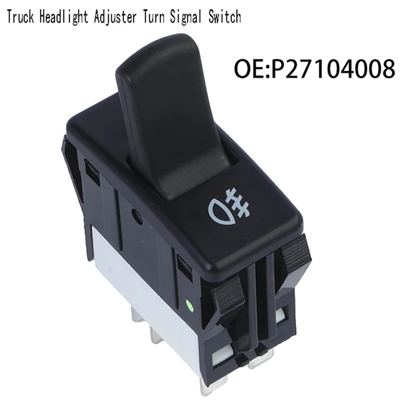 577.59624 57759624 أداة ضبط المصباح الأمامي للشاحنة مفتاح إشارة الانعطاف لـ Kenworth T2000 1997-2010 P27104008