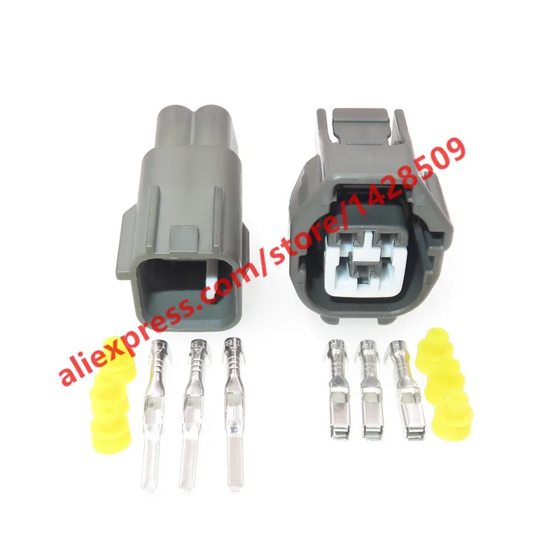 1 Set 3 Pin Male Female Socket MG641362-4 MG651359-4 Car Windshield Wiper Spray Water Dedicated Connector For KIA Hyundai