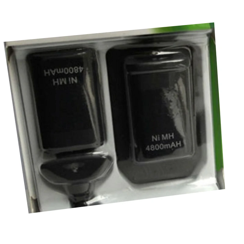 لوحدة التحكم اللاسلكية Xbox 360، مجموعة بطارية قابلة لإعادة الشحن مع قاعدة شحن