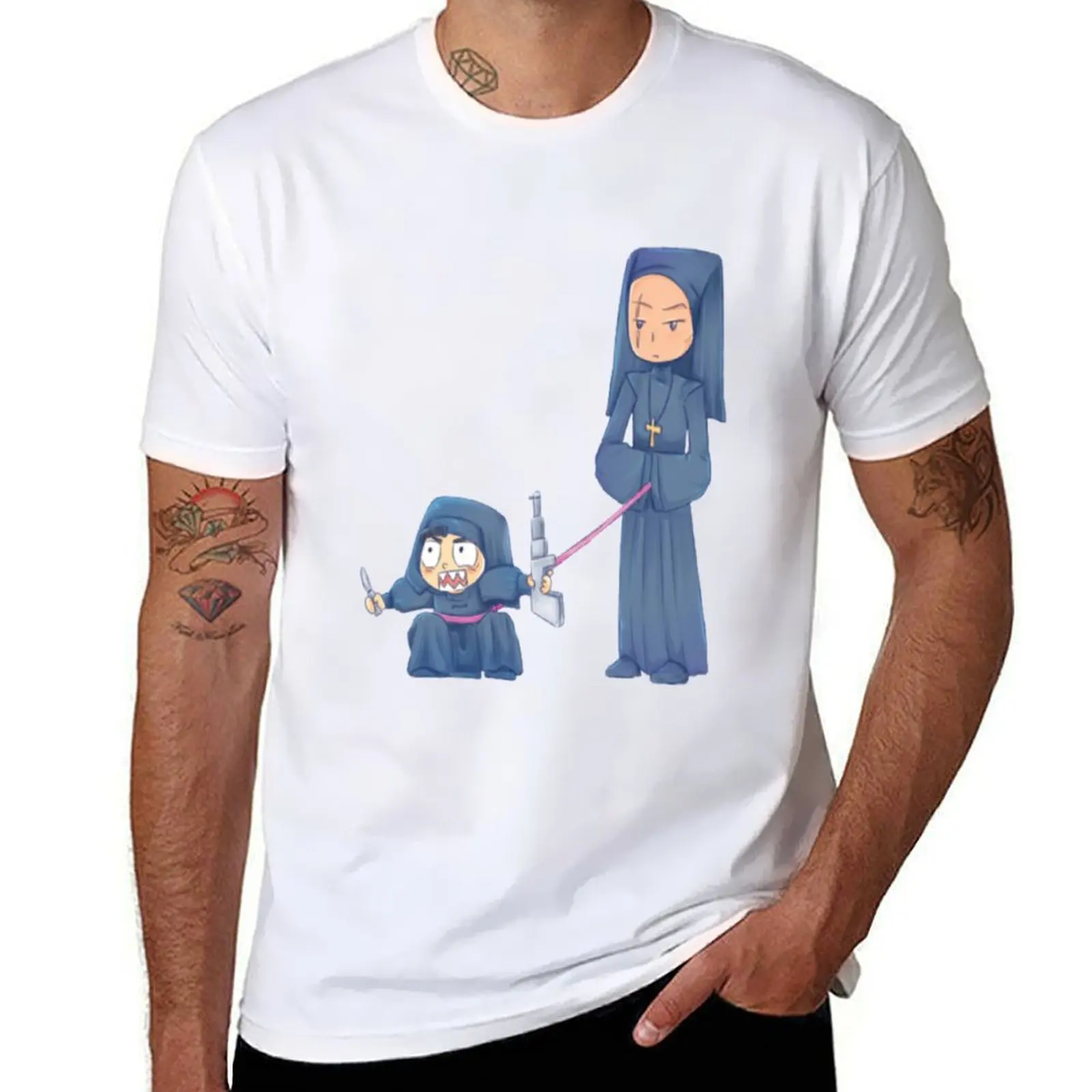 

Angry sister Camila T-Shirt t shirts with prints t shirt men 100% cotton luxury brand T-Shirt