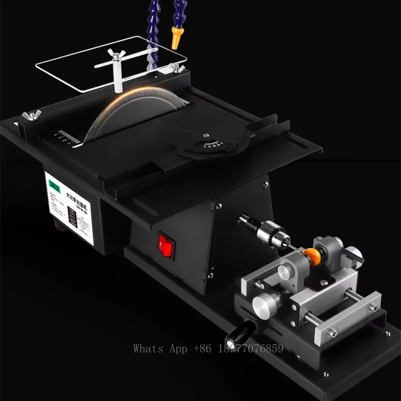 Jade Stone Engraving Machine Wood Table Saw Polishing Jade Tools Multifunctional Gemstone Polisher Electric Cutting Machine